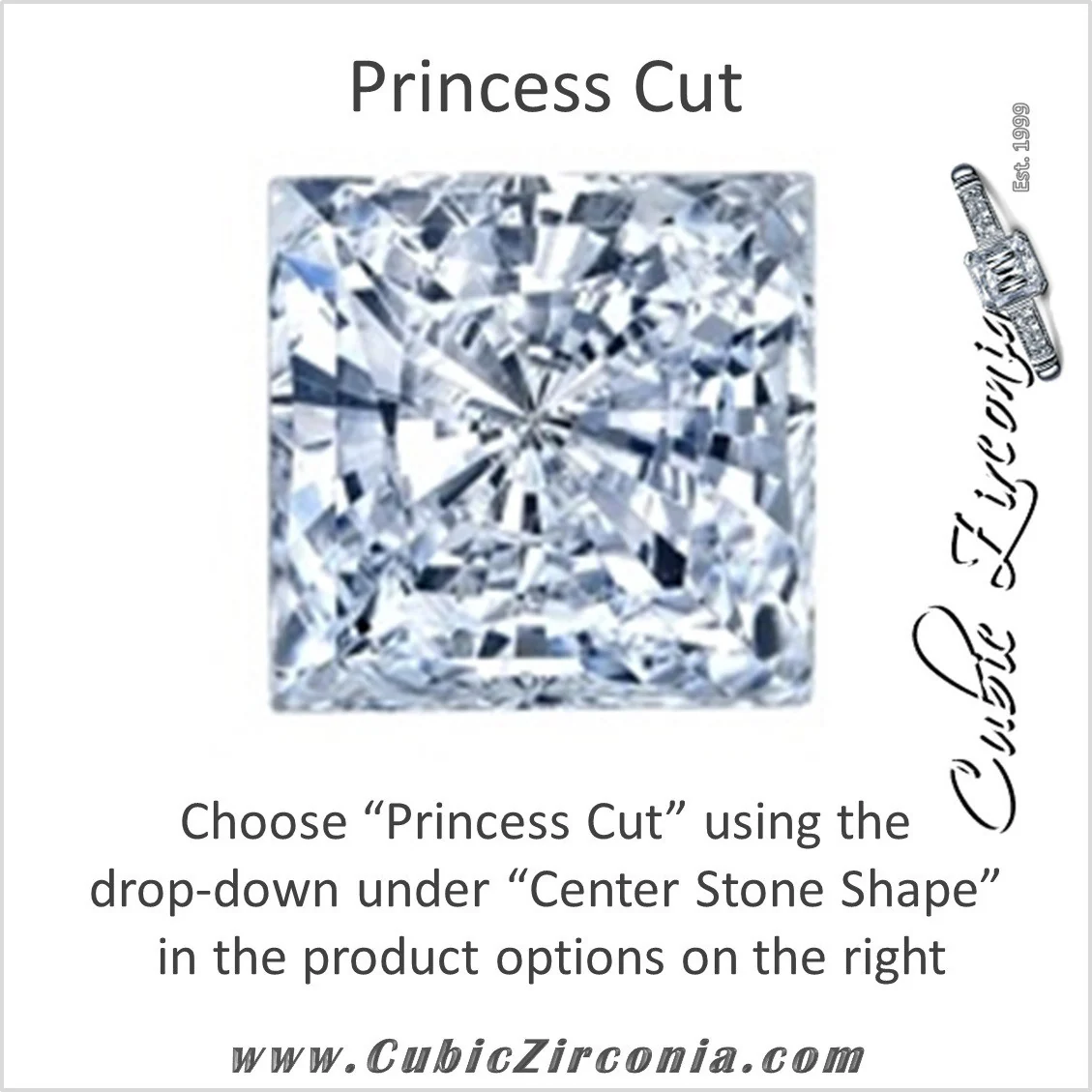 Cubic Zirconia Engagement Ring- The Kacey (1.11 Carat Butterfly-Inspired Customizable Center Setting) - Image 8