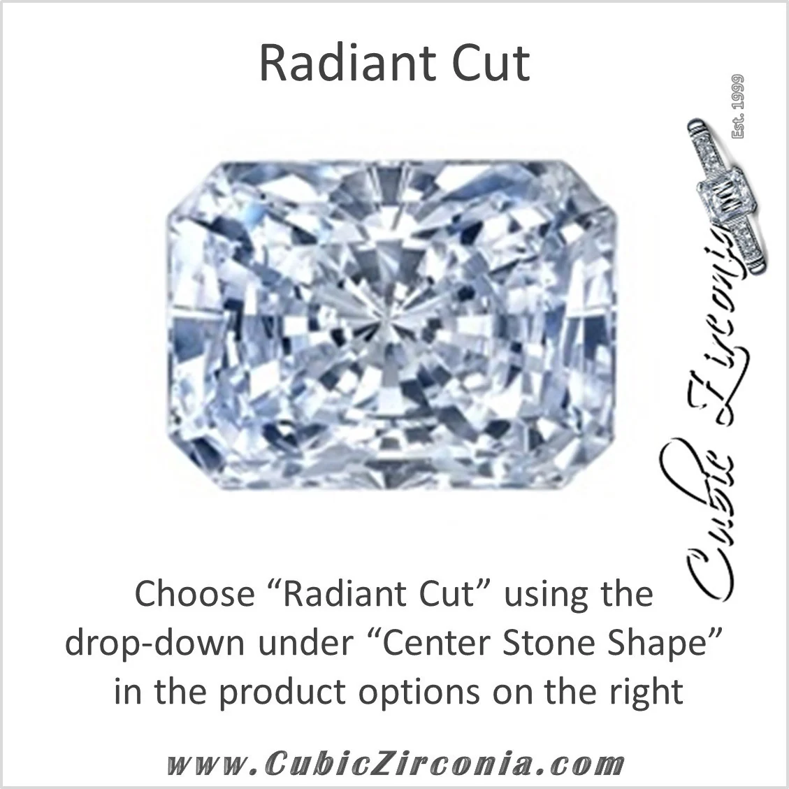 Cubic Zirconia Engagement Ring- The Melanie (Customizable Setting with 8-Stone "Stairs" Baguette Channel) - Image 13