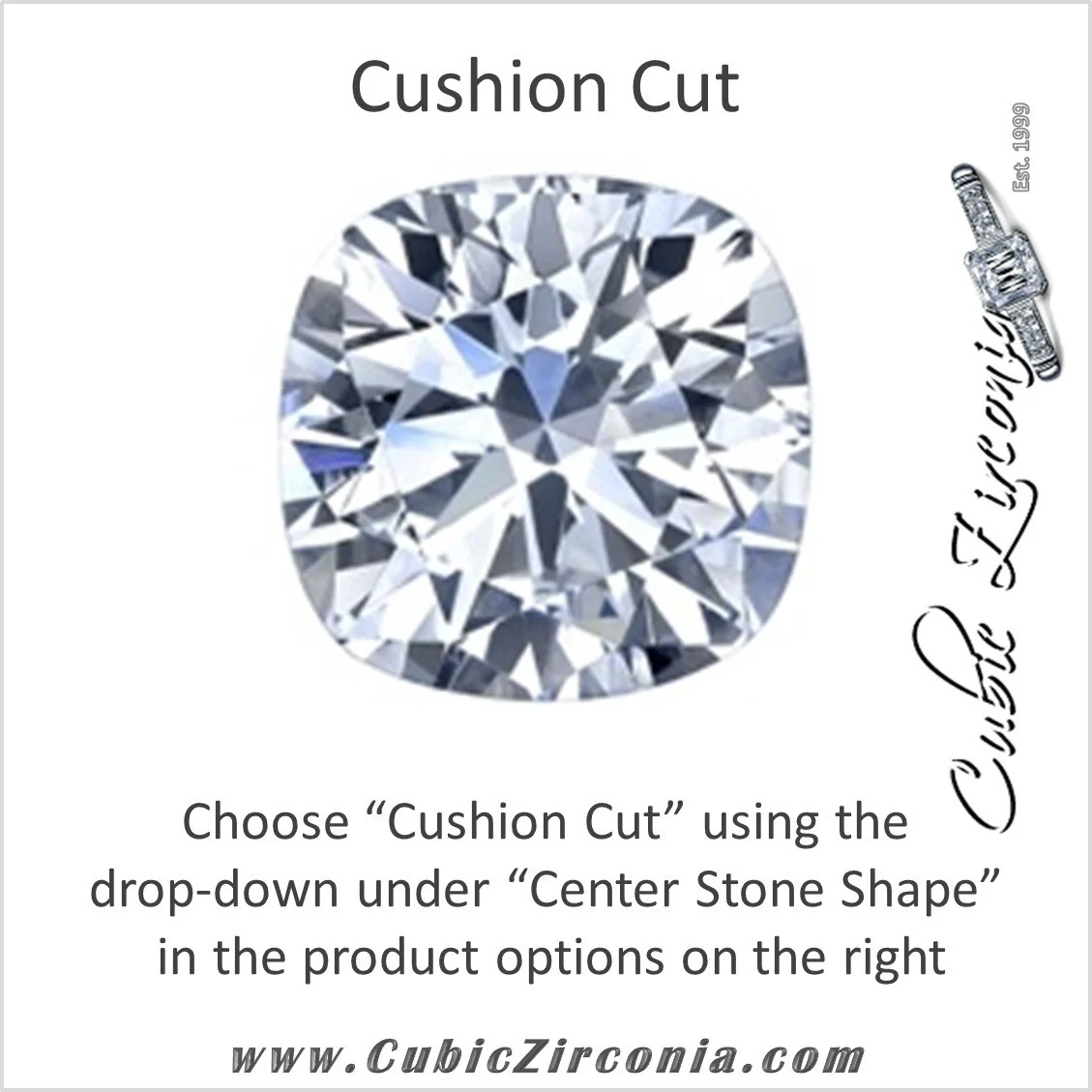 Cubic Zirconia Engagement Ring- The Melanie (Customizable Setting with 8-Stone "Stairs" Baguette Channel) - Image 6